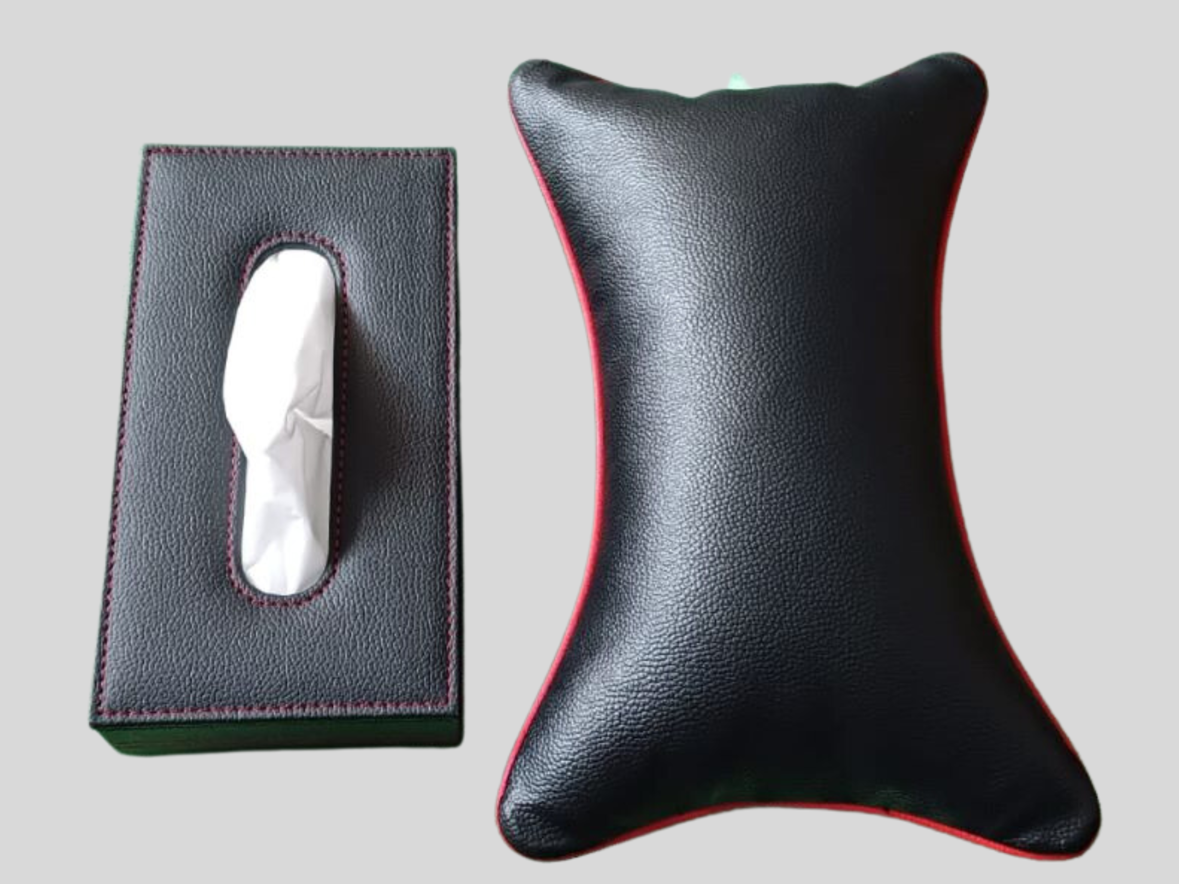 100% Organic Leather Handmade Leather Tissue Box